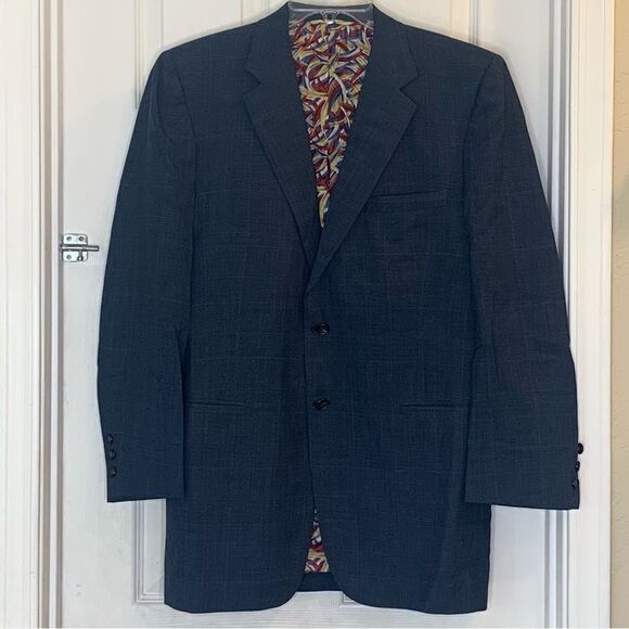 Vintage 1970 Men’s Navy Blue Sports Coat Size 42